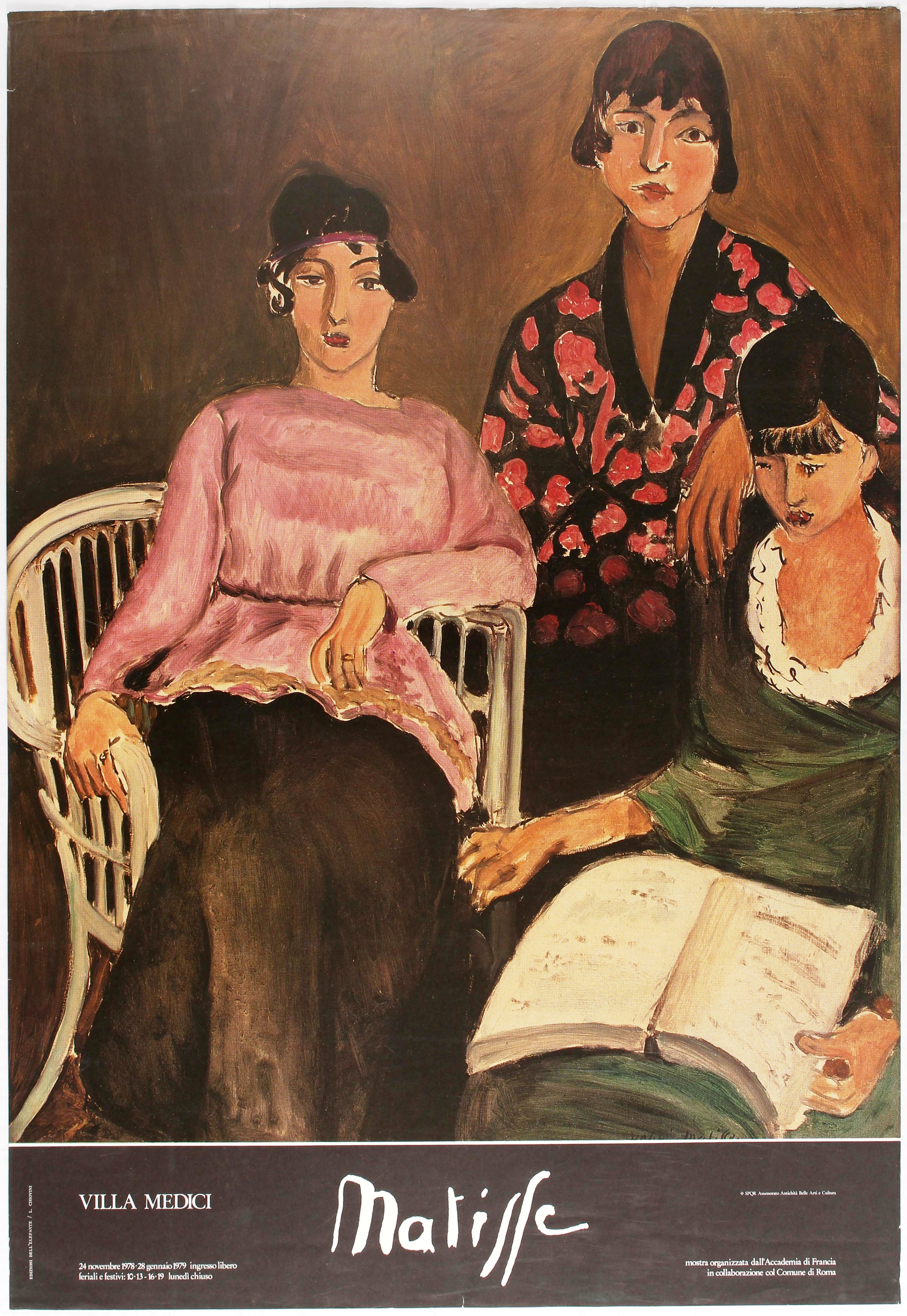 Art Exhibition Poster Picasso Apollinaire Matisse Kirchner Lazio Horniman - Image 2 of 5