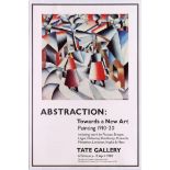 Art Exhibition Poster Abstraction Tate Wortelkamp Henry Fuseli Gentilini