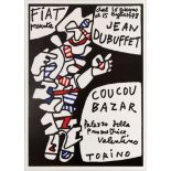 Art Exhibition Poster Oscar Jean Dubuffet Kokoschka Mark Boyle Carlo Dalla Zorza Italian Abstract