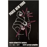 Art Exhibition Poster Modern Pompidou Art Dubuffet Fontana