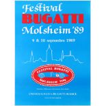 Sport Poster Festival Bugatti Molsheim France