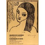 Advertising Poster Maurice De Vlaminck Kunstmuseum Bern