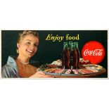 Advertising Poster Enjoy Food Coca Cola