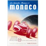 Advertising Poster Sale Monaco Grand Prix Car Auction