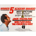 Movie Poster One Flew Over The Cuckoos Nest Jack Nicholson