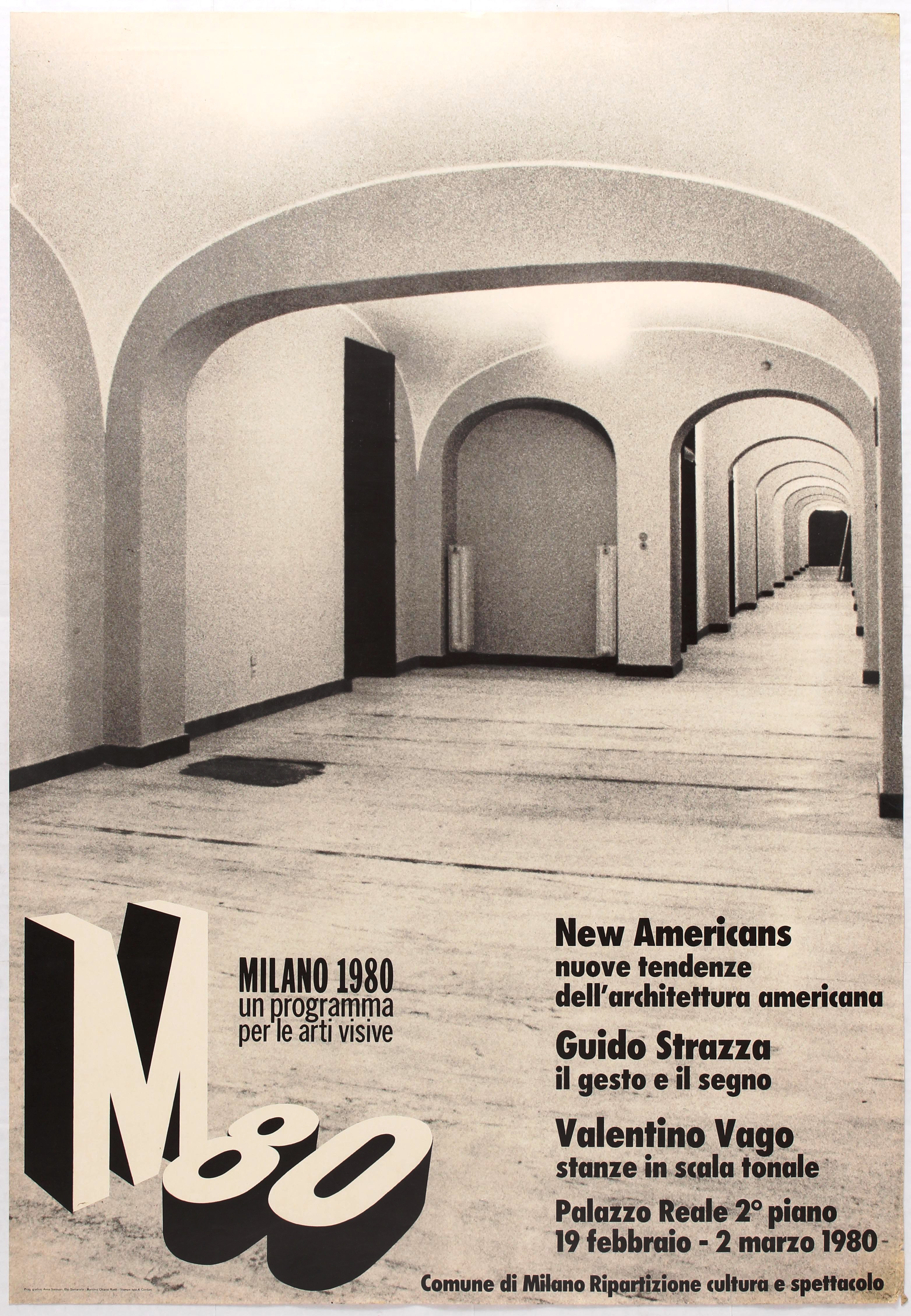 Art Exhibition Poster Moore Yankee Flame Schonzeit American Architecture Metafisica Judd Morris - Image 3 of 5