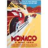Advertising Posters Monaco Art Deco Ferrari Alfa Romeo Maserati