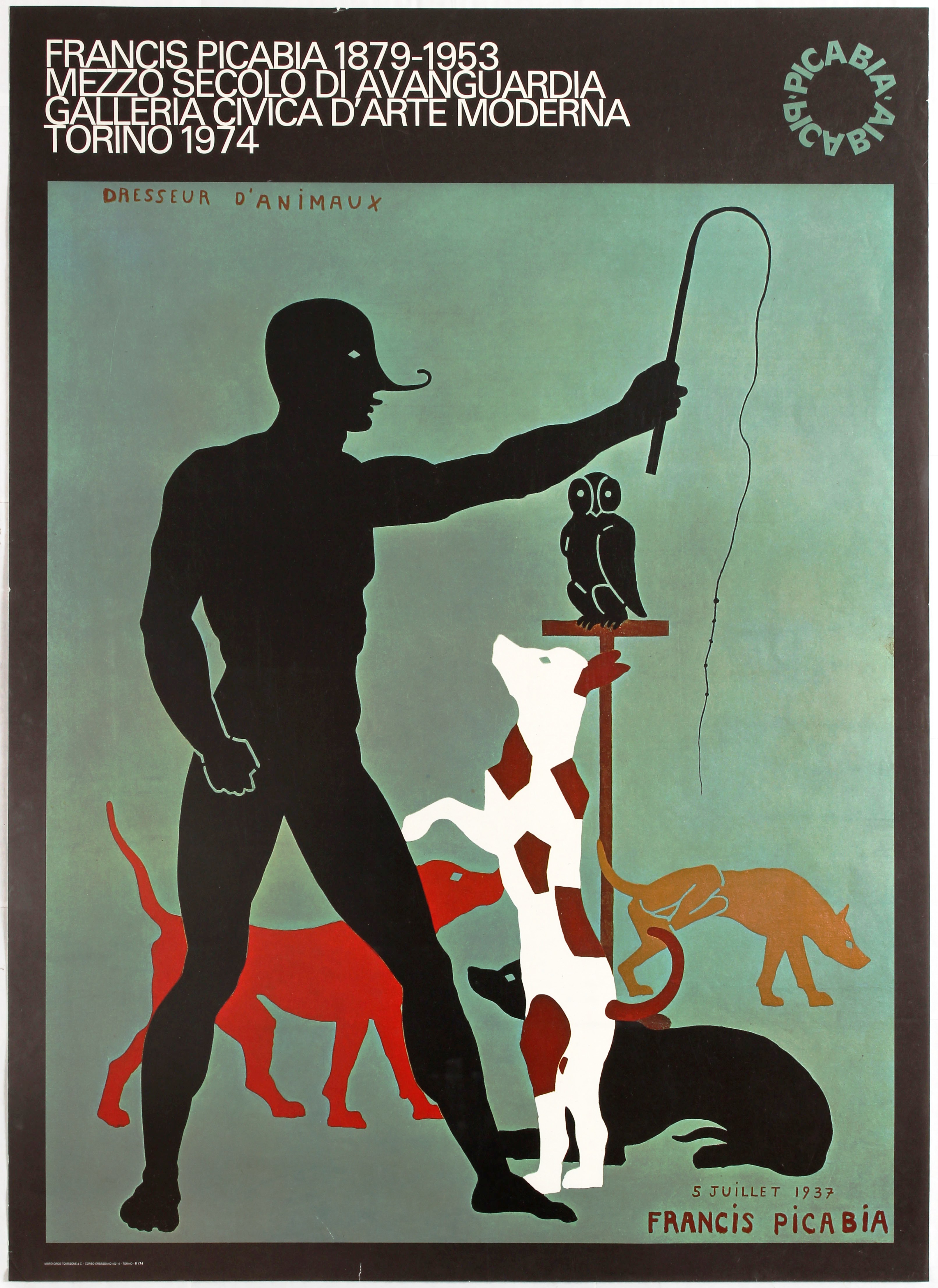 Art Exhibition Poster Paul Klee Francis Picabia Ben Nicholson Consaqra Vespignani