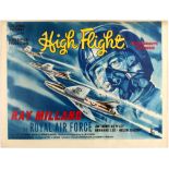 Movie Poster High Flight British Air Force Pilots John Gilling
