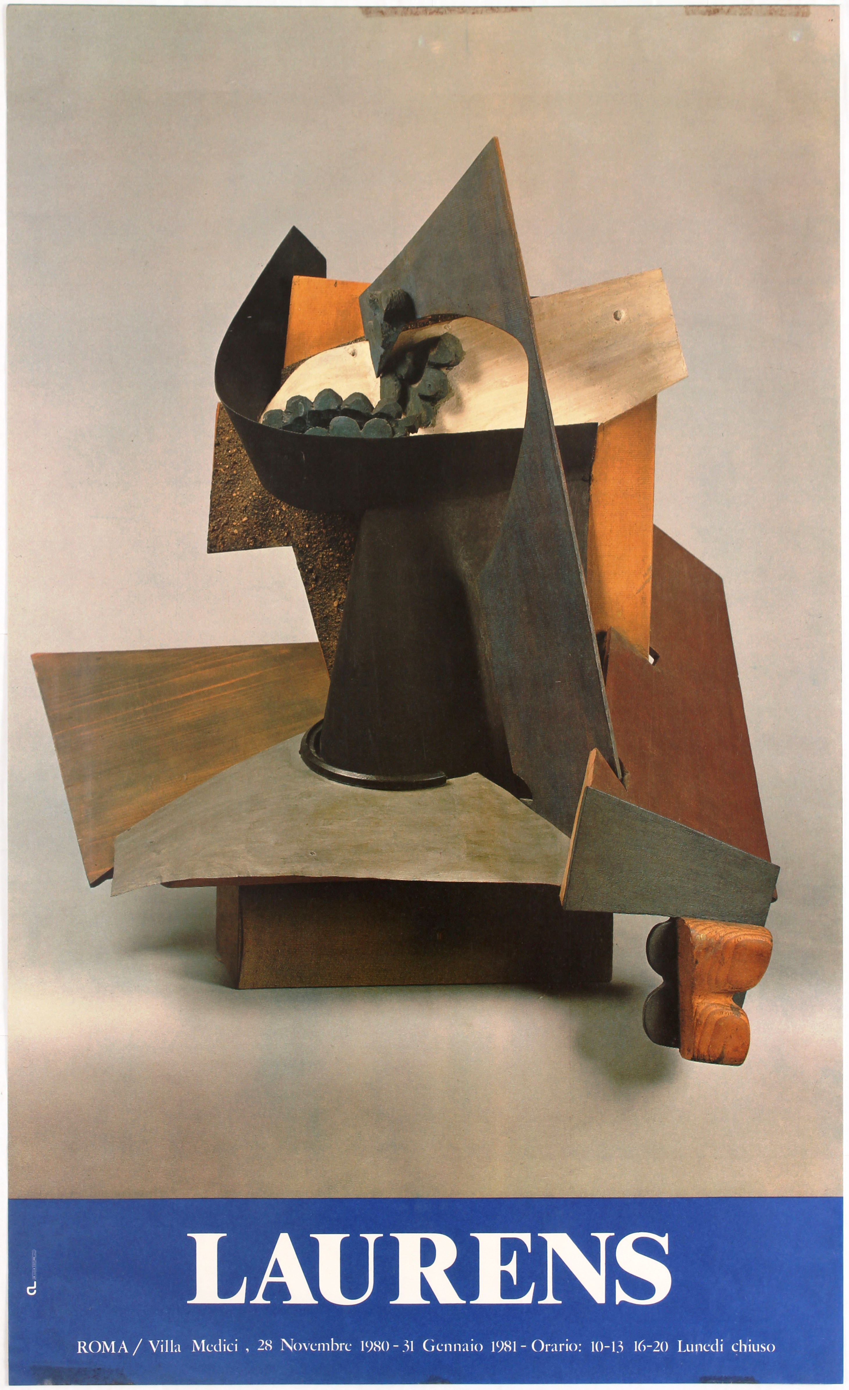 Art Exhibition Poster Apollinaire Deutsche Blindenstudienanstalt Antoni Tapies Laurens Masurel - Image 4 of 5