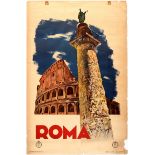 Travel Poster Rome Italy Enit