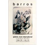 2 Art Exhibition Advertising Posters Pino Settanni Barros