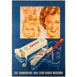 Advertising Poster Eburit Toothpaste Dentist