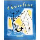 Advetising Poster Nicolas Wine France Boire Frais
