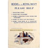 Propaganda WWII Poster Books For The Royal Navy