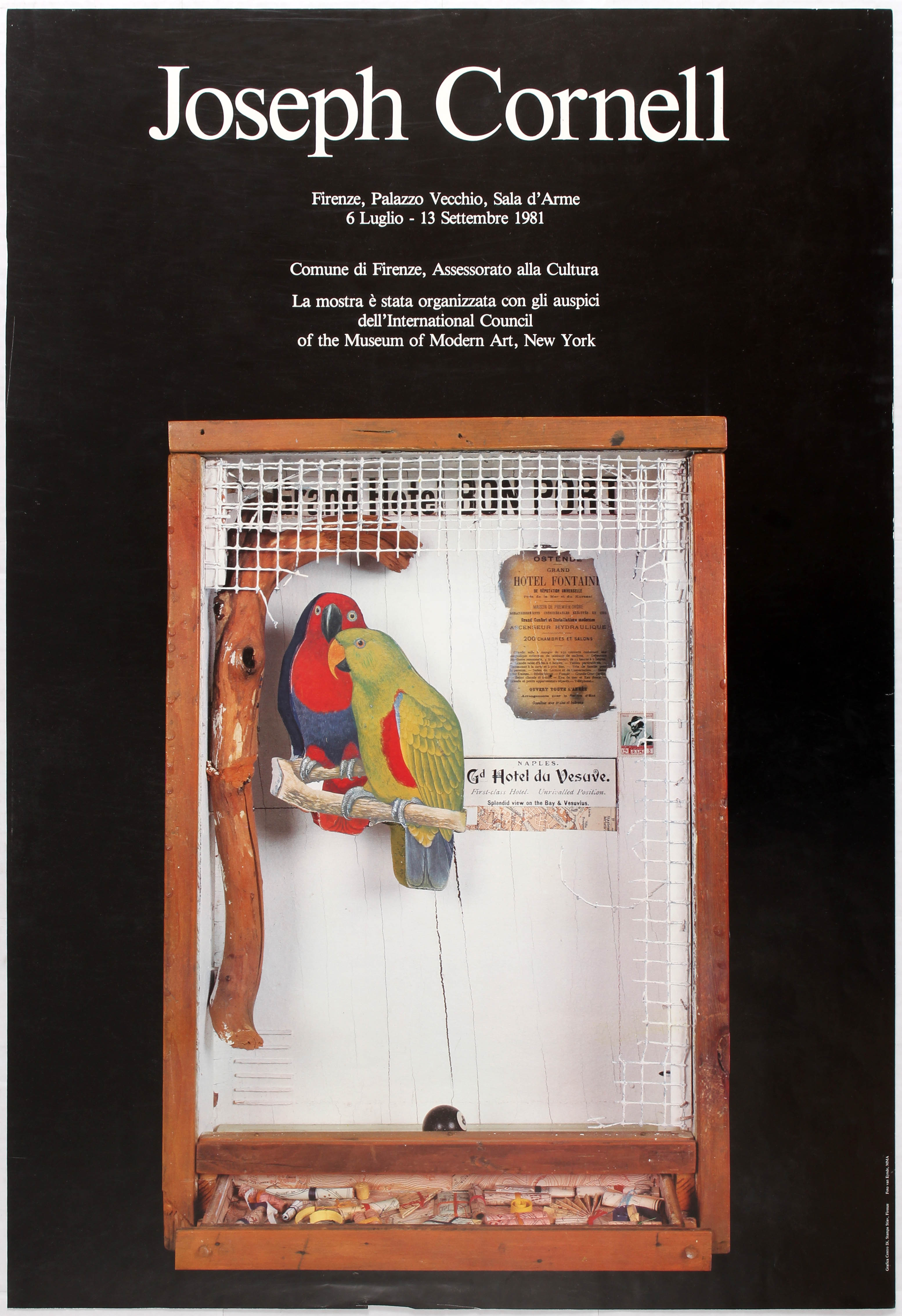 Art Exhibition Poster Max Ernst Guggenheim Joseph Cornell Casorati Lipchitz - Image 5 of 5