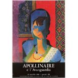 Art Exhibition Poster Apollinaire Deutsche Blindenstudienanstalt Antoni Tapies Laurens Masurel