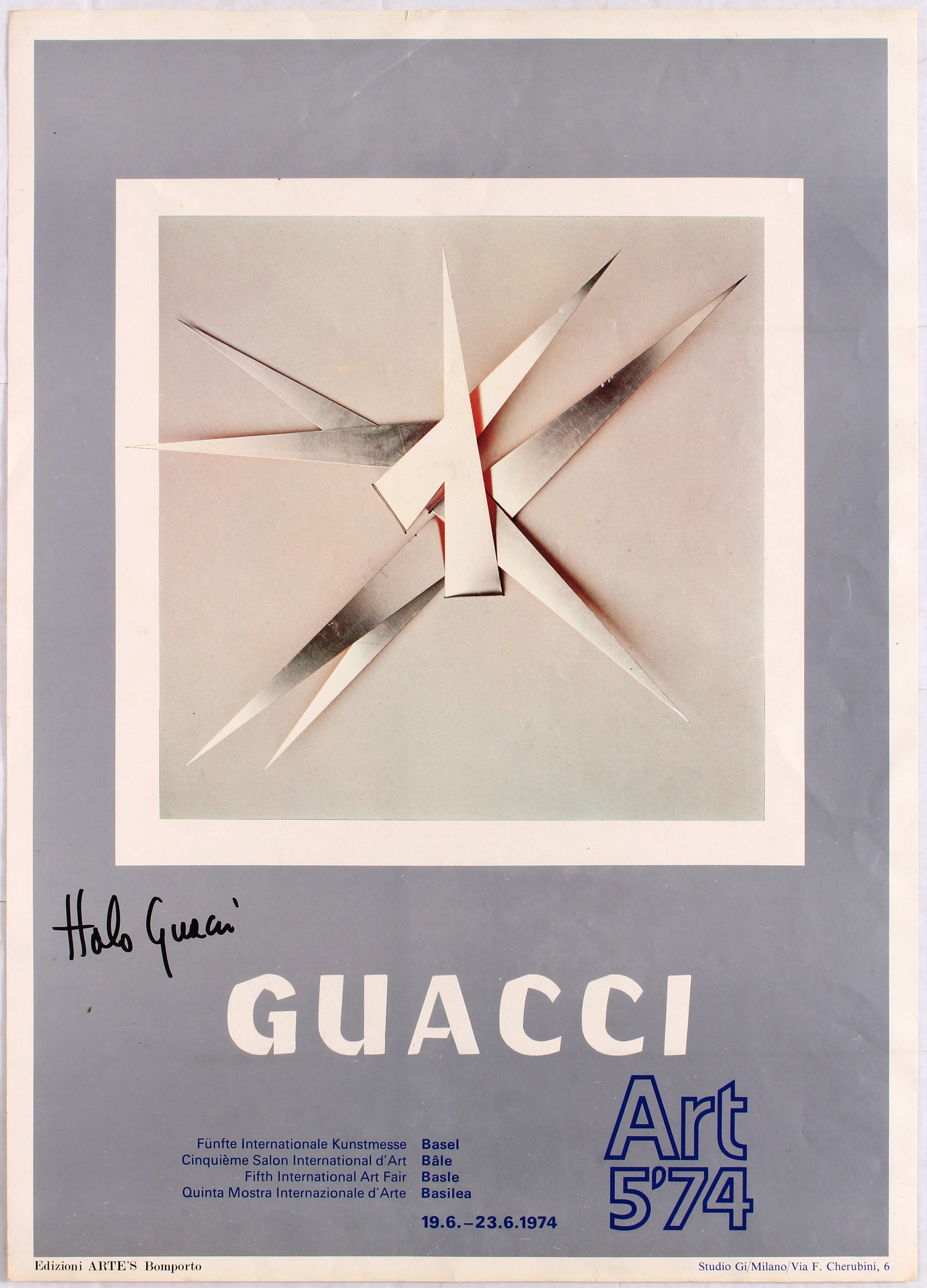 Art Exhibition Poster Dali Guacci Gruppo Zebra - Image 4 of 5