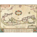 Bermudas. Mappa aestiuarum insularum, alias Barmudas . . . Gesamtkarte der Inselgruppe.