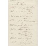 Rittershaus, Emil, Kaufmann und Dichter (1834-1897). Im Lenze. Eh. Gedicht (8 Zeilen) mit