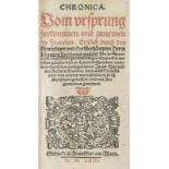 Trithemius,J. Chronica. Vom ursprung herkommen, und zunemen der Francken. Durch J. Schenck