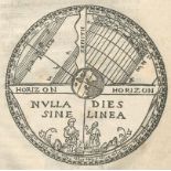 Sacrobosco,J.de. Sphaera. Auctior quam antehac. Paris, Tilet für G. Richard, 1545. Mit Druckerm.