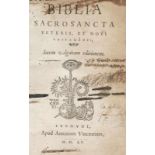 Biblia latina. Biblia sacrosancta Veteris, Et Novi Testamenti. Iuxta vulgatam editionem. Lyon,