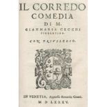 Cecchi,G.M. Comedie libro primo (alles Erschienene). Nel quale si contengono La Dote, La Moglie,