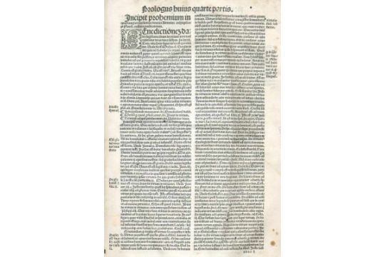 Antonius Florentinus. (Summa theologica). Quarta Pars totius summe maioris beati Antonini. (Lyon, - Bild 2 aus 2