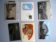Postkarten.- 30 Postkarten aus Schleswig-Holstein. Zwischen 1898 und 1960. Davon 18 gelaufen und 8