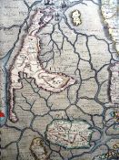Nordfriesland.- Das Ambt Tondern ohne Lundtoff Herde Anno 1648. Kolor. Kupferstichkarte von J. Mejer