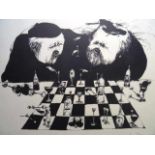 Degenhardt, Gertrude. Remis. Lithographie, um 1975. Signiert, betitelt und bez. 'e.a.' (= Epreuve