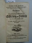 Christiani, W.E. I. Geschichte der Herzogthümer Schleswig und Hollstein. 4 Bde. Flensburg u.