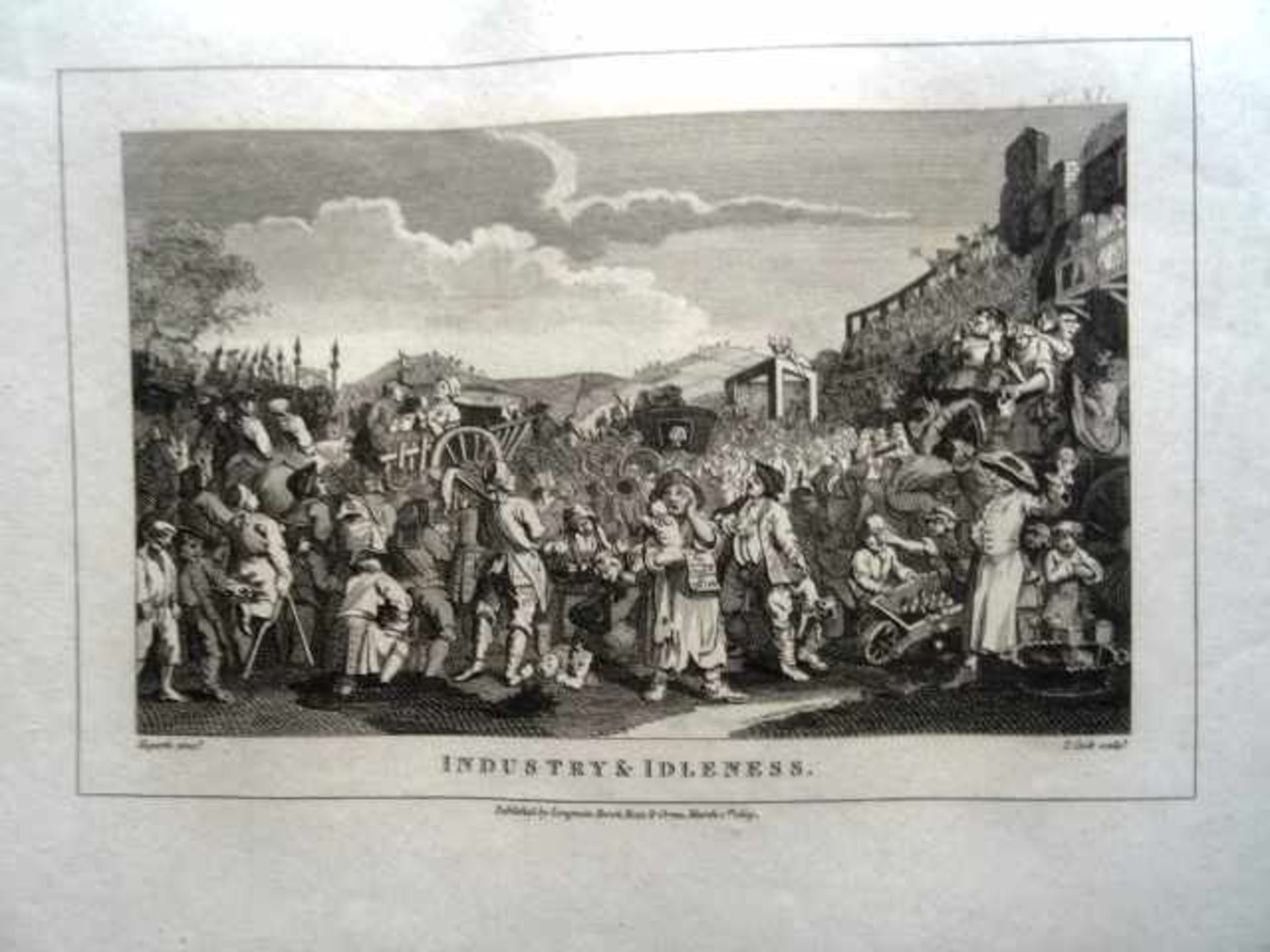Hogarth.- Cook, T. The genius graphic works of William Hogarth, consisting of one hundred and