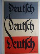 Plakate, Drei, zur Geschichte Schleswig-Holsteins im 20. Jahrhundert. 1920/1947/1970. Ca. 58 x 40