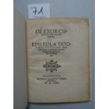 Hesshusen, T. De exorcismo in actione baptismi. Epistola ... scripta ad adfinem suum doctorem