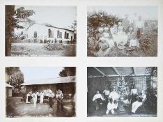 Afrika.- 'Bilder aus West-Afrika'. Album mit 214 meist montierten Orig.-Fotografien und 95