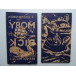 Moby Dick.- 4 (von 8?) Orig.-Holzschnittstöcke mit Illustrationen zu: 'Herman Melville Moby Dick'.