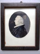 Ipsen, Paul (Hallig Oland 1746 - um 1810). Porträtminiatur Conrad Heinrich Frise. Deckfarben und
