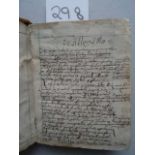 Cicero.- Handschriftliche Abschrift aus Werken von Cicero, Seneca u.a. Wohl 17. Jahrhundert.