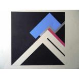 Dexel, Walter (1890-1973). Quadrat. Acryl auf stärkerem Papier. 1970. Nummeriert. 34 x 34 cm;