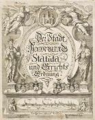 Hamburg.- Der Stadt Hamburg Statuta und Gerichts Ordnung. 3 Tle. in 1 Bd. Hamburg, Volckers, (1681-