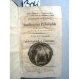 Heydenreich, K.H. Encyclopädische Einleitung in das Studium der Philosophie nach den Bedürfnissen