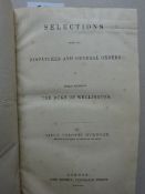 Gurwood, (?). Selections from the dispatches and general orders of Field Marshal the Duke of