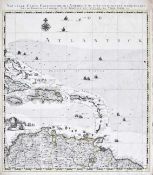 Amerika.- Karibik.- Nouvelle Carte Particuliere de L'Amerique ou sont exactement marquées les Iles