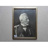 Wilhelm II.- Porträt von Wilhelm II. Fotografie von 1936. Von Wilhelm II. signiert u. datiert. Ca.