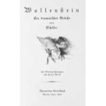 Pressendrucke.- Schiller, F. Wallenstein. Ein dramatisches Gedicht. Berlin, Maximilian-Gesellschaft,