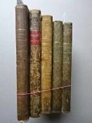 Botanik.- Konvolut von 3 illustrierten Pflanzenwerken in 5 Bänden. Meist frühes 19. Jhdt. Mit über