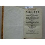 Bernhard, J.E.F. (Hrsg.). Phisikalisch-Oekonomische Auszüge aus den neuesten und besten Schriften,