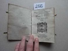 Fracastoro, G. Syphilidis, sive morbi gallici. Antwerpen, Nutius, 1562. 92 num. Bll. Kl.-8°. Flex.